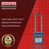 ONEBIZ Long Shackle Safety Padlock Blue OB 14-BDG23 Thermoplastic Safety Padlock