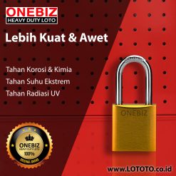 ONEBIZ Aluminium Padlock OB 14-BDA32 SAFETY PADLOCK