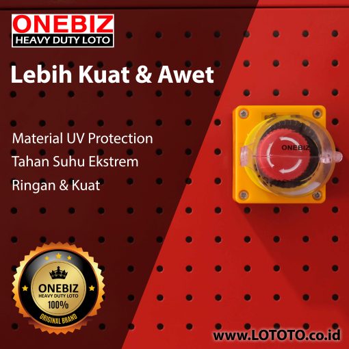 ONEBIZ Lockout Base OB 14-BDD50-2 EMERGENCY BUTTON LOCKOUT’S BASE