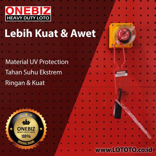 ONEBIZ Lockout Base OB 14-BDD50-2 EMERGENCY BUTTON LOCKOUT’S BASE