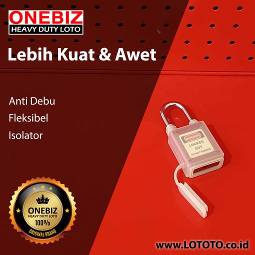 ONEBIZ Dustproof Safety Padlock OB 14-BDG01DPE DUST-PROOF COVER OF SAFETY PADLOCK