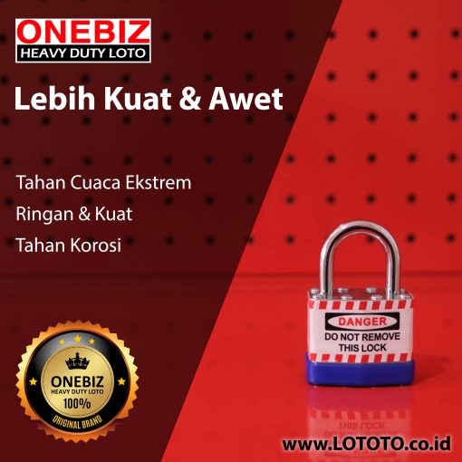 ONEBIZ Laminated Padlock OB 14-BDJ42 Laminated Stainless Safety Padlock