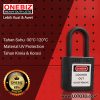 ONEBIZ Compact Safety Electrical Padlock Black OB 14-BDG15U Thermoplastic Safety Padlock