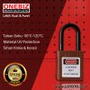 ONEBIZ Compact Safety Electrical Padlock Brown OB 14-BDG19U Thermoplastic Safety Padlock