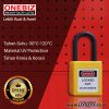ONEBIZ Compact Safety Electrical Padlock Yellow OB 14-BDG12U Thermoplastic Safety Padlock