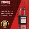 ONEBIZ Compact Safety Padlock Black OB 14-BDG05U Thermoplastic Safety Padlock