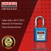 ONEBIZ Compact Safety Padlock Blue OB 14-BDG03U Thermoplastic Safety Padlock