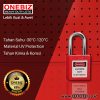 ONEBIZ Compact Safety Padlock Red OB 14-BDG01U Thermoplastic Safety Padlock