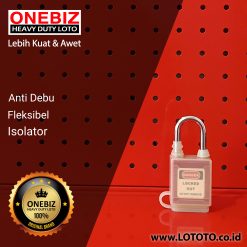 ONEBIZ Dustproof Safety Padlock OB 14-BDG01DPE DUST-PROOF COVER OF SAFETY PADLOCK