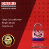 ONEBIZ Laminated Padlock OB 14-BDJ42 Laminated Stainless Safety Padlock