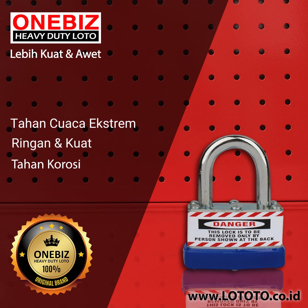 ONEBIZ Laminated Padlock OB 14-BDJ44 A×B×C×D 25×7×34×45 mm ONEBIZ Laminated Padlock OB 14-BDJ44 A×B×C×D 25×7×34×45 mm