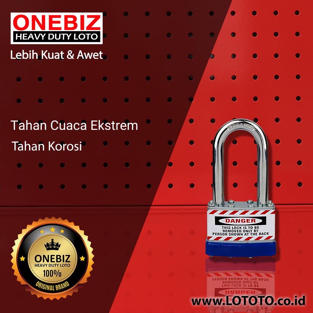 ONEBIZ Laminated Padlock OB 14-BDJ45 A×B×C×D 30×9×38×50 mm ONEBIZ Laminated Padlock OB 14-BDJ45 A×B×C×D 30×9×38×50 mm