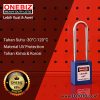 ONEBIZ Long Shackle Safety Padlock New Blue OB 14-BDG23UN Thermoplastic Safety Padlock