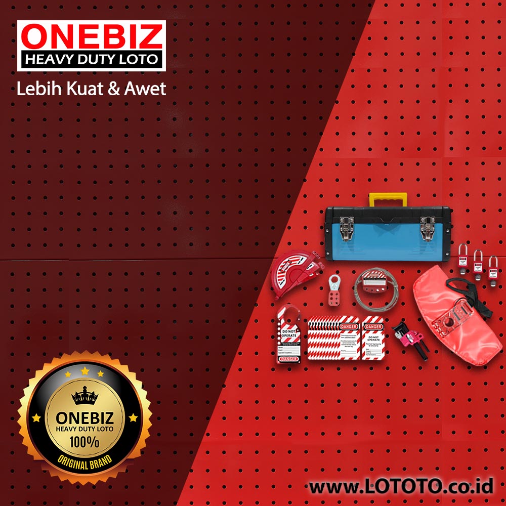 ONEBIZ OB 14-COM-BDZ03-0002 Lototo (Lock Out Tag Out Try Out) Set ONEBIZ OB 14-COM-BDZ03-0002 Lototo (Lock Out Tag Out Try Out) Set