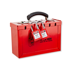 ONEBIZ Lockout Kit Portable Steel Safety Lockout Kit OB 14-BDX01 LOCKOUT STATION