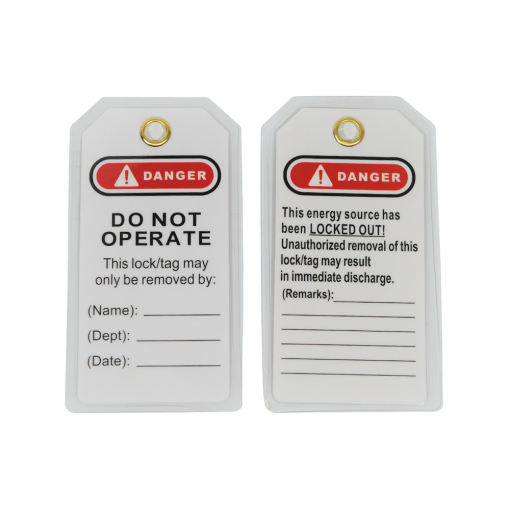 ONEBIZ Tags Do Not Operate Safety Tag OB 14-BDP02W Made from PVC