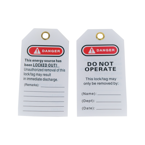 ONEBIZ Tags Do Not Operate Safety Tag OB 14-BDP02 Made from PVC