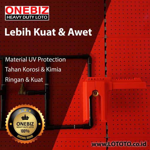 Jual ONEBIZ Adjustable Ball Valve Lockout OB 14-BDF02 VALVE LOCKOUT