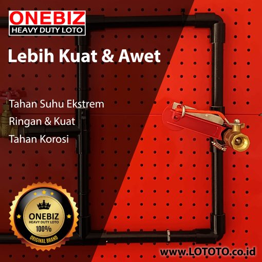 Jual ONEBIZ Adjustable Ball Valve Lockout OB 14-BDF09X VALVE LOCKOUT