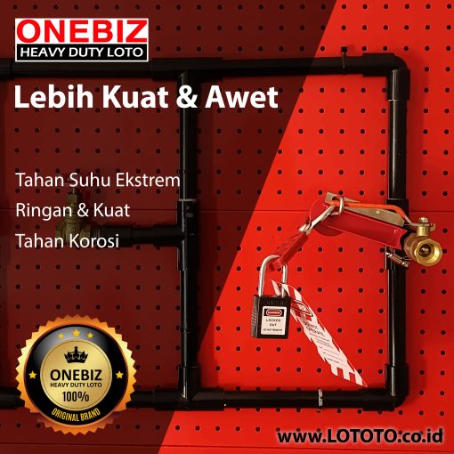 Jual ONEBIZ Adjustable Ball Valve Lockout OB 14-BDF09X VALVE LOCKOUT