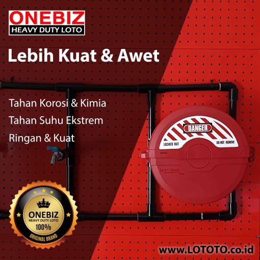 Jual ONEBIZ Rotating Gate Valve Lockout 6.5” – 10” (165 – 254 mm) OB 14-BDF14A Diameter Handles