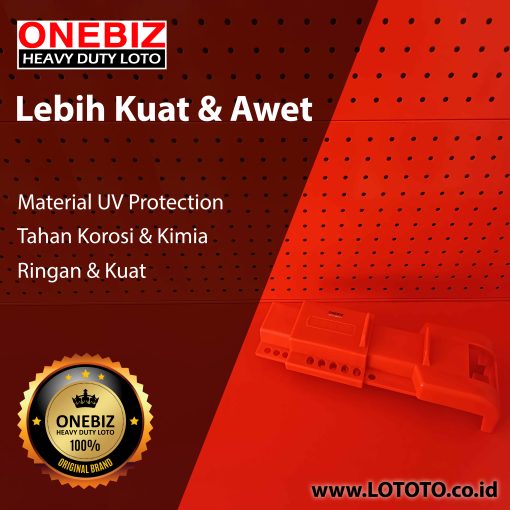 Jual ONEBIZ Butterfly Valve Lockout OB 14-BDF21 VALVE LOCKOUT