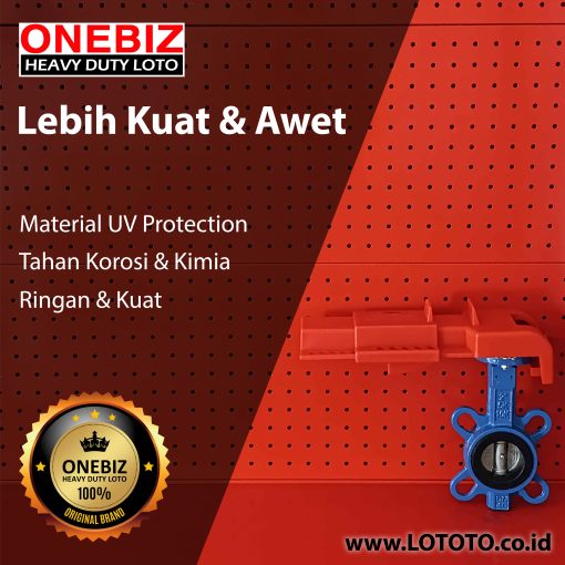 Jual ONEBIZ Butterfly Valve Lockout OB 14-BDF21 VALVE LOCKOUT