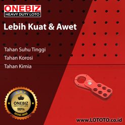 Jual ONEBIZ Economic Steel Lockout HASP 1” (25 mm) OB 14-BDK03 Economic Steel HASP