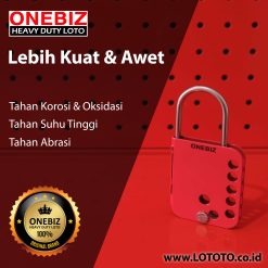 ONEBIZ Butterfly Lockout HASP OB 14-BDK33 SAFETY LOCKOUT HASP