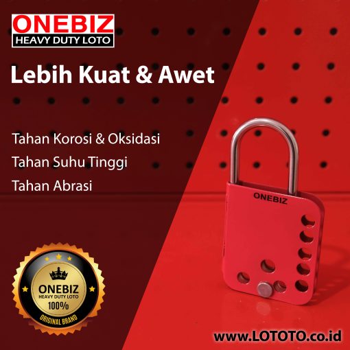 ONEBIZ Butterfly Lockout HASP OB 14-BDK33X SAFETY LOCKOUT HASP