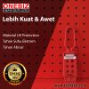 ONEBIZ Plastic Lockout Hasp 43 mm x 173 mm OB 14-BDK42 Nylon Non-Conductive Lockout Hasp