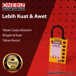 ONEBIZ Aluminum HASP OB 14-BDK51 Aluminum lockout hasp