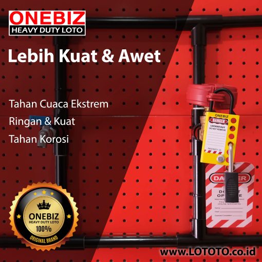 ONEBIZ Aluminum HASP OB 14-BDK51 Aluminum lockout hasp