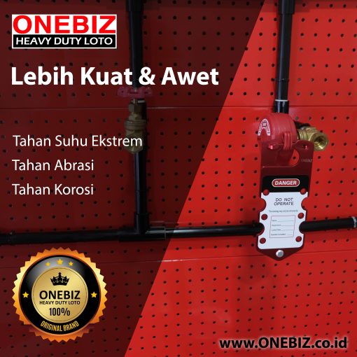 ONEBIZ Six-hole Aluminum HASP OB 14-BDK53 Aluminum lockout hasp