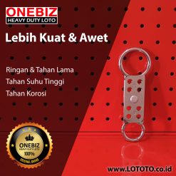 ONEBIZ Double-end Aluminum HASP OB 14-BDK61 SAFETY LOCKOUT HASP