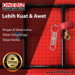 ONEBIZ Double-end Aluminum HASP OB 14-BDK61 SAFETY LOCKOUT HASP