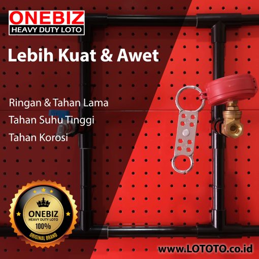 ONEBIZ Double-end Aluminum HASP OB 14-BDK61 SAFETY LOCKOUT HASP