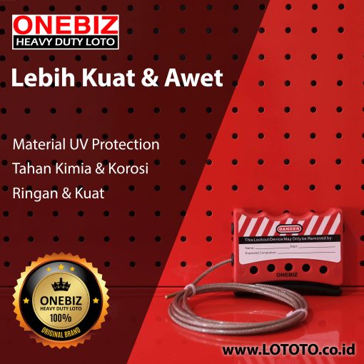 ONEBIZ Universal Cable Lockout OB 14-BDL02 MULTIPURPOSE CABLE LOCKLOUT