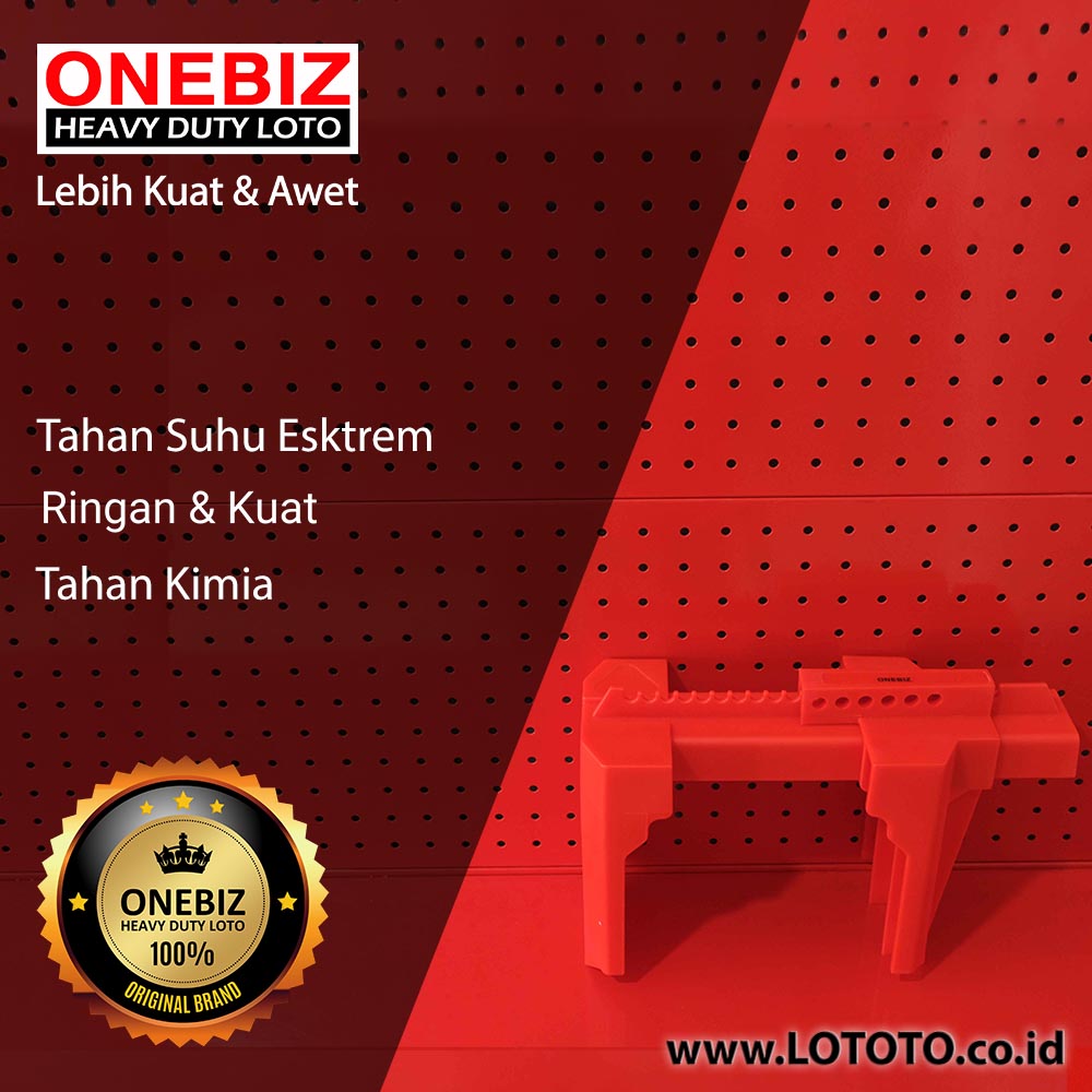 ONEBIZ Adjustable Ball Valve Lockout OB 14-BDF02 VALVE LOCKOUT ONEBIZ Adjustable Ball Valve Lockout OB 14-BDF02 VALVE LOCKOUT