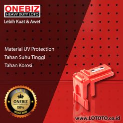 ONEBIZ Adjustable Ball Valve Lockout OB 14-BDF06A 1.5” to 2.5” (37.5 - 62.5mm) with auxiliary rear gear parts