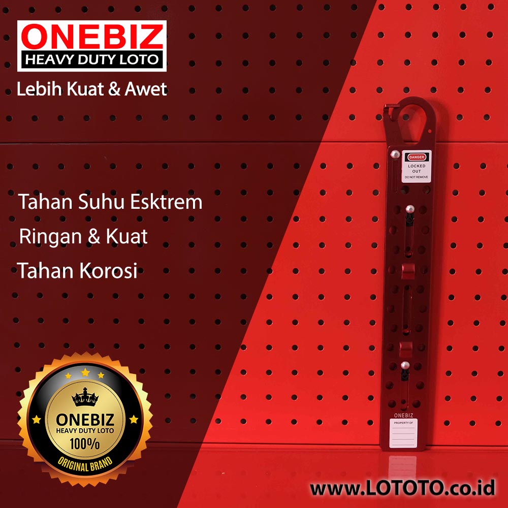 ONEBIZ Aluminum Buckle Lock OB 14-BDK72 SAFETY LOCKOUT HASP ONEBIZ Aluminum Buckle Lock OB 14-BDK72 SAFETY LOCKOUT HASP
