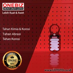 ONEBIZ Nine-hole Aluminum HASP OB 14-BDK52 Aluminum lockout hasp