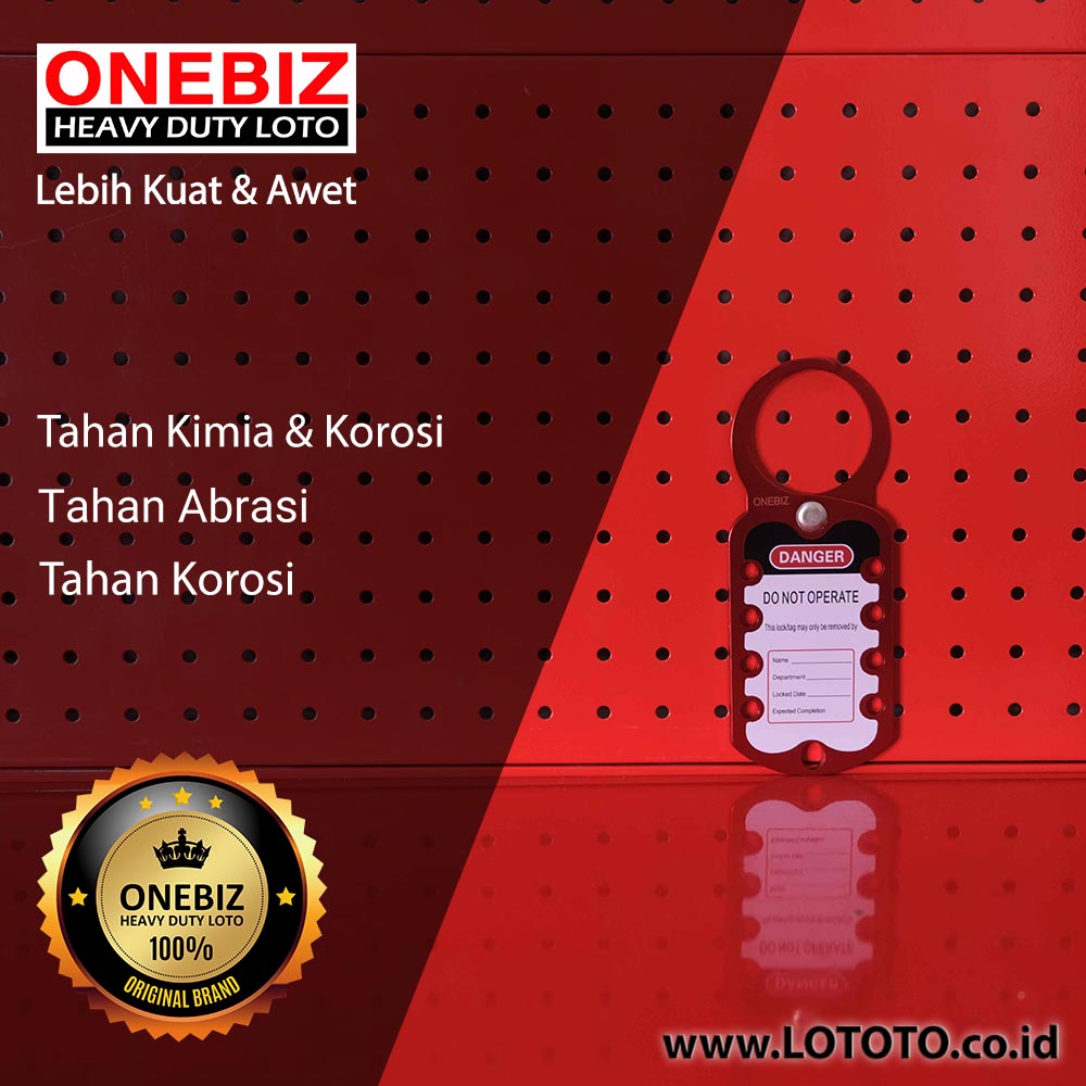 ONEBIZ Nine-hole Aluminum HASP OB 14-BDK52 Aluminum lockout hasp ONEBIZ Nine-hole Aluminum HASP OB 14-BDK52 Aluminum lockout hasp