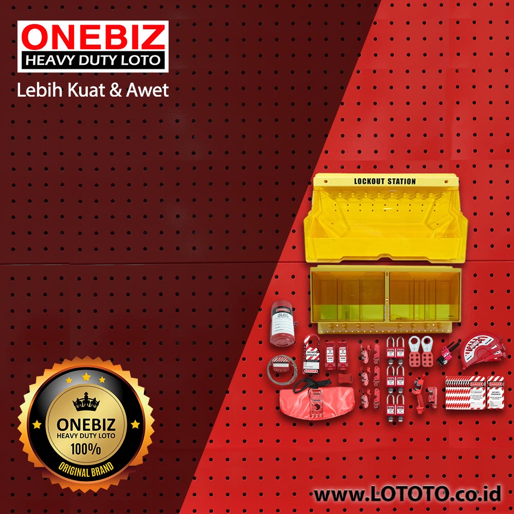 ONEBIZ OB 14-COM-BDB103-0001 Lototo (Lock Out Tag Out Try Out) Set ONEBIZ OB 14-COM-BDB103-0001 Lototo (Lock Out Tag Out Try Out) Set