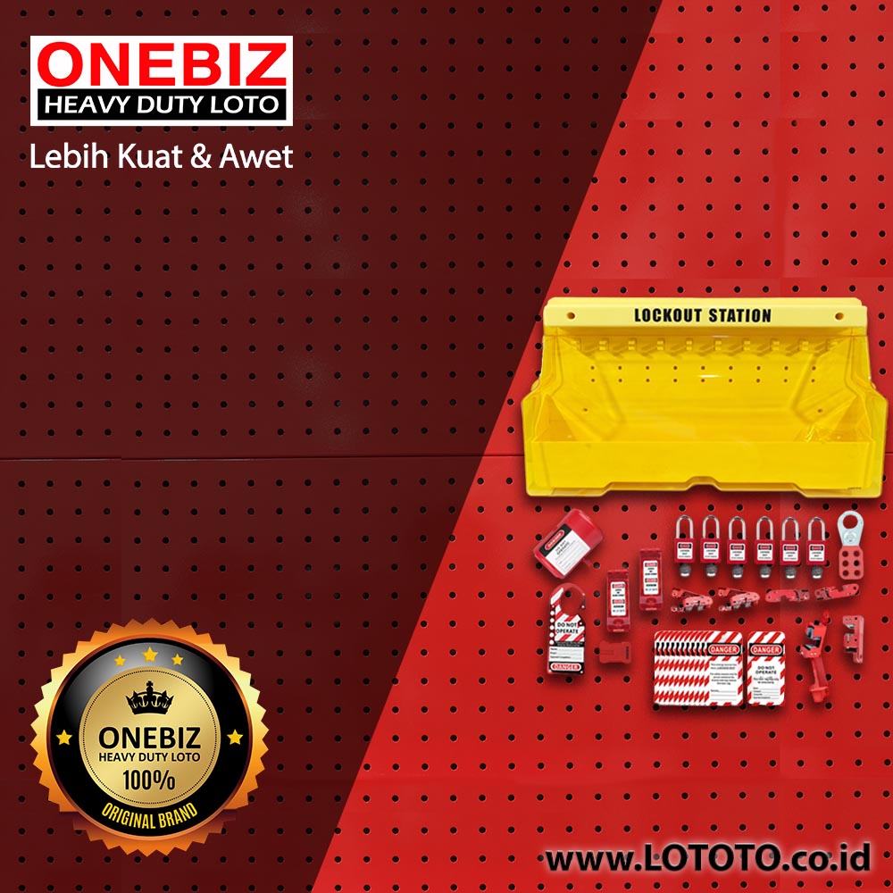 ONEBIZ OB 14-COM-BDB103-0002 Lototo (Lock Out Tag Out Try Out) Set ONEBIZ OB 14-COM-BDB103-0002 Lototo (Lock Out Tag Out Try Out) Set