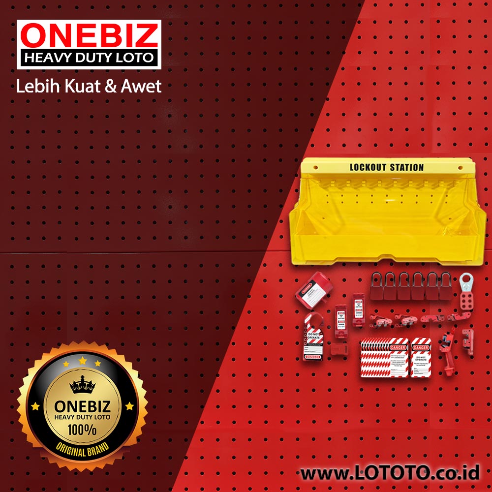 ONEBIZ OB 14-COM-BDB103-0003 Lototo (Lock Out Tag Out Try Out) Set ONEBIZ OB 14-COM-BDB103-0003 Lototo (Lock Out Tag Out Try Out) Set