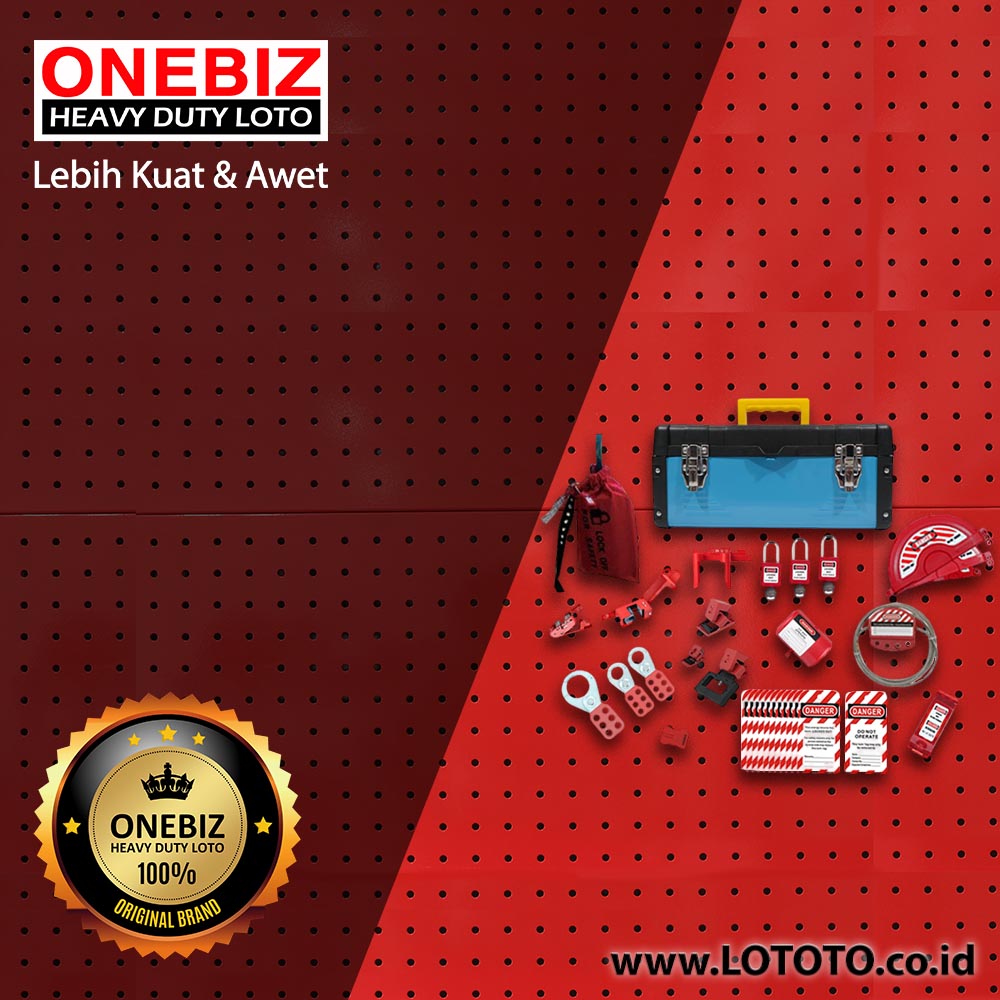 ONEBIZ OB 14-COM-BDZ03-0002 Lototo (Lock Out Tag Out Try Out) Set ONEBIZ OB 14-COM-BDZ03-0002 Lototo (Lock Out Tag Out Try Out) Set