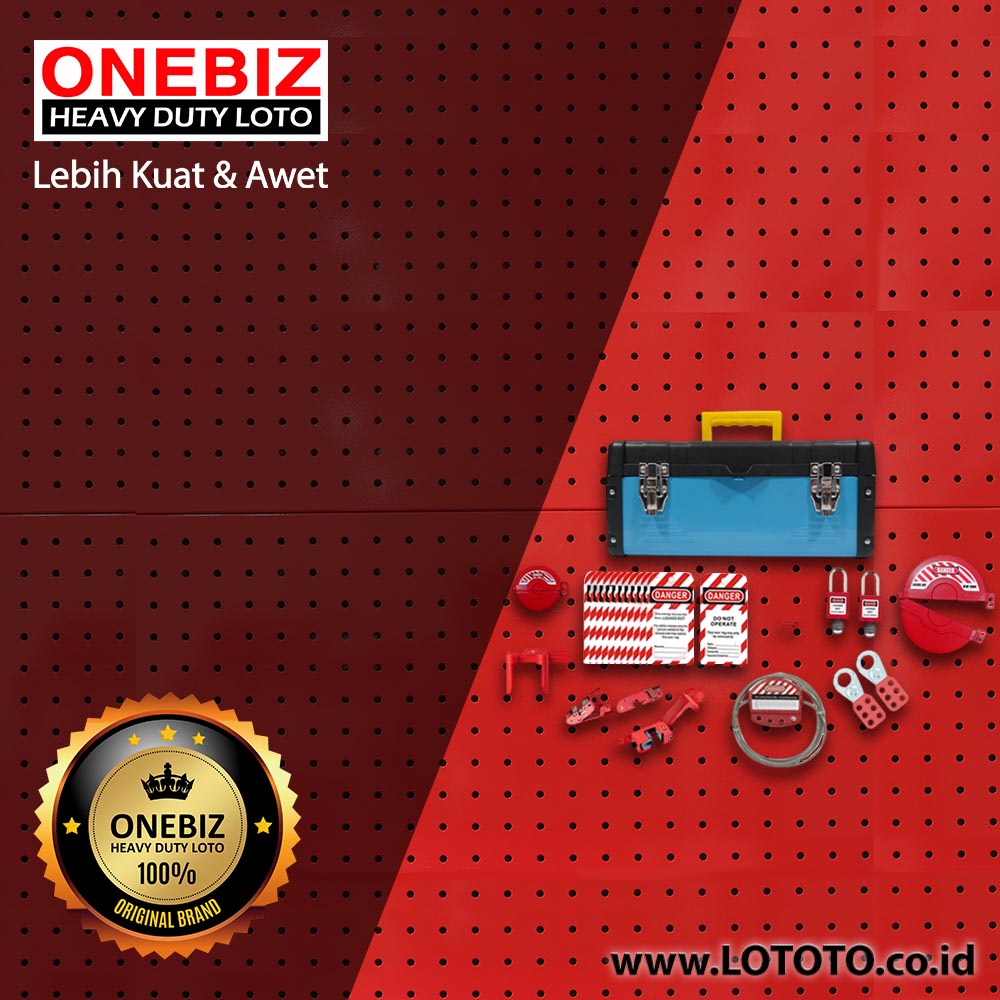 ONEBIZ OB 14-COM-BDZ03-0004 Lototo (Lock Out Tag Out Try Out) Set ONEBIZ OB 14-COM-BDZ03-0004 Lototo (Lock Out Tag Out Try Out) Set