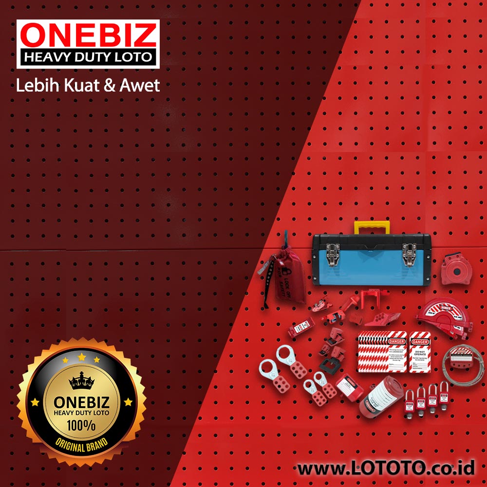 ONEBIZ OB 14-COM-BDZ03-0005 Lototo (Lock Out Tag Out Try Out) Set ONEBIZ OB 14-COM-BDZ03-0005 Lototo (Lock Out Tag Out Try Out) Set