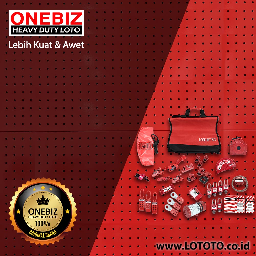 ONEBIZ OB 14-COM-BDZ04-0005 Lototo (Lock Out Tag Out Try Out) Set ONEBIZ OB 14-COM-BDZ04-0005 Lototo (Lock Out Tag Out Try Out) Set